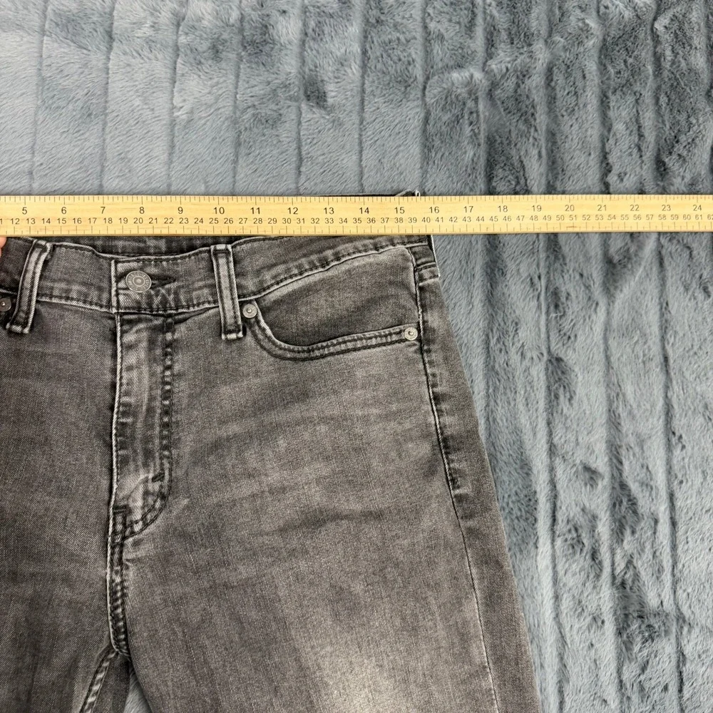 Levis 511 Slim Fit Grey Wash Stretch Denim Jeans Mens 33x34 04511-2139